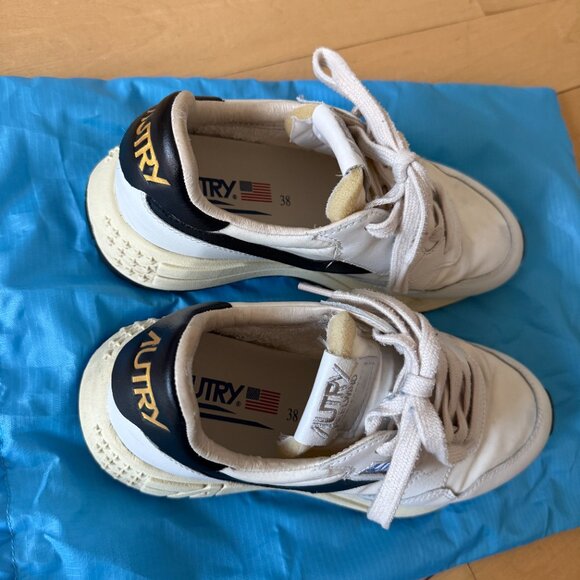 Autry Reelwind Low Sneakers White/Black US Size 8/IT38 - Picture 2 of 7